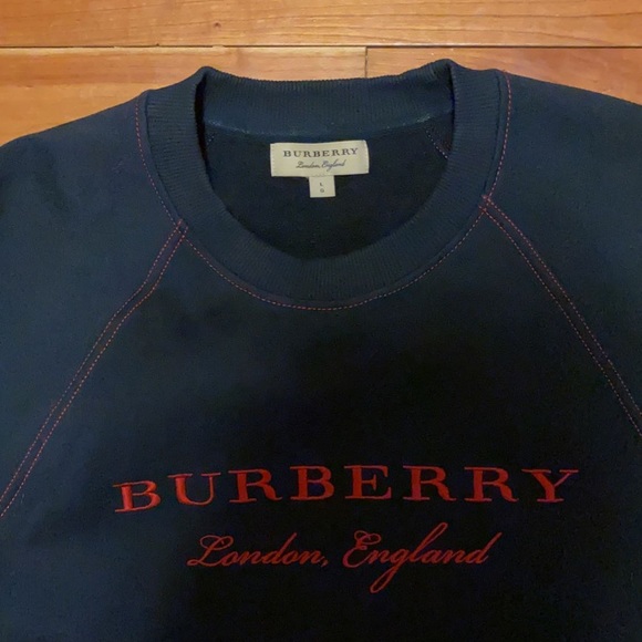 Burberry Graphic Print Crew Neck Sweatshirt Size L - Picture 2 of 3